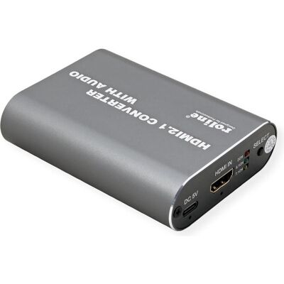 Roline HDMI 8K Audio Extraktor LPCM7.1, Switch Box Roline HDMI 8K Audio Extraktor LPCM7.1, Switch Box