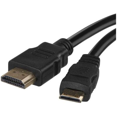 Emos High Speed HDMI Kabel 2.0 A Stecker – C Stecker 1,5m (1.50 m), Videokabel, Schwarz Emos High Speed HDMI Kabel 2.0 A Stecker – C Stecker 1,5m (1.50 m), Videokabel, Schwarz