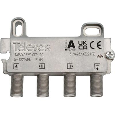 Televes Abzweiger 2f., Antennenkabel Televes Abzweiger 2f., Antennenkabel