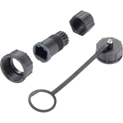 EXSYS Adapter M12 D-code ST - RJ45 BU, IP67 (RJ45, RJ45 (1x)), Netzwerk Adapter, Gelb EXSYS Adapter M12 D-code ST - RJ45 BU, IP67 (RJ45, RJ45 (1x)), Netzwerk Adapter, Gelb