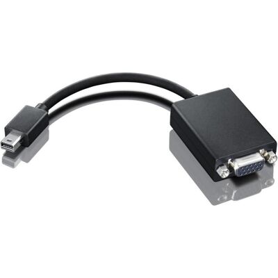 IBM mini-DisplayPort to VGA Adapt., Video Adapter, Schwarz IBM mini-DisplayPort to VGA Adapt., Video Adapter, Schwarz