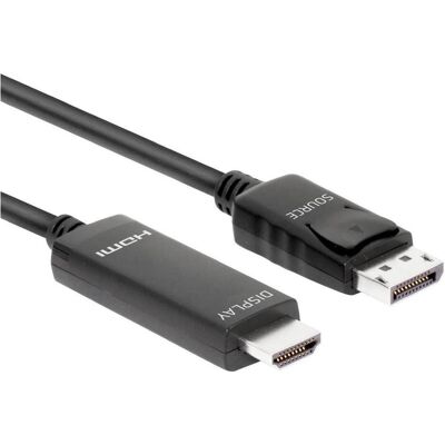 Club 3D HDMI (Typ A) — DisplayPort (3 m), Videokabel, Schwarz Club 3D HDMI (Typ A) — DisplayPort (3 m), Videokabel, Schwarz