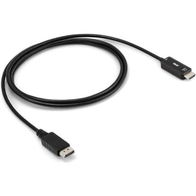 Club 3D DisplayPort — HDMI (2 m), Videokabel, Schwarz Club 3D DisplayPort — HDMI (2 m), Videokabel, Schwarz