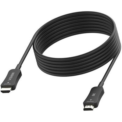 Vision 8K bei 60 Hz - HDMI Version 2.1 - 48 Gbp (30 m), Videokabel, Schwarz Vision 8K bei 60 Hz - HDMI Version 2.1 - 48 Gbp (30 m), Videokabel, Schwarz