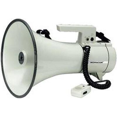 MONACOR Megaphon TM-35 mit Handmikrofo (Megaphon), Audio Zubehör, Weiss MONACOR Megaphon TM-35 mit Handmikrofo (Megaphon), Audio Zubehör, Weiss