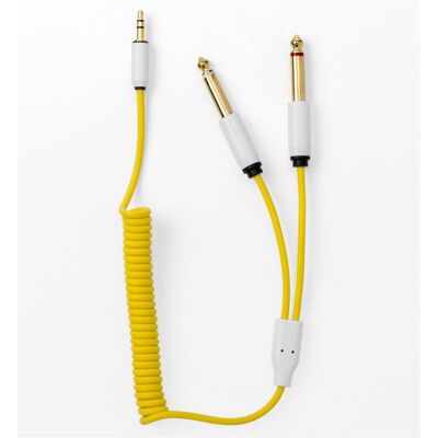 MyVolts ACV10YE - Candycords - audiocable 35263 curly yellow, Audiokabel MyVolts ACV10YE - Candycords - audiocable 35263 curly yellow, Audiokabel