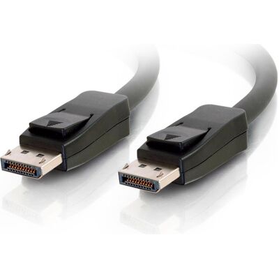 C2G 10m DisplayPort-Kabel mit Spärrar - 4K UHD - Schwarz C2G 10m DisplayPort-Kabel mit Spärrar - 4K UHD - Schwarz