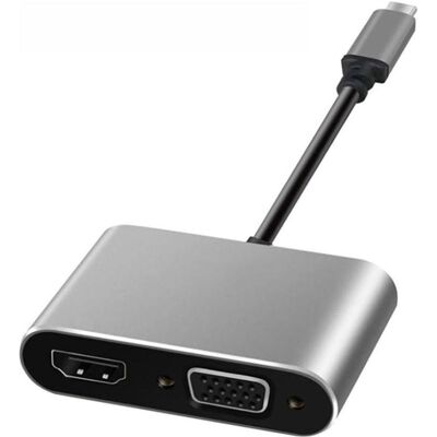 ART USB-C zu HDMI VGA Adapter - 15cm - 4K30Hz ART USB-C zu HDMI VGA Adapter - 15cm - 4K30Hz