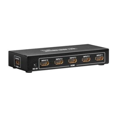 Berrybase goobay HDMI Umschaltbox mit Fernbedienung 5x1, Switch Box Berrybase goobay HDMI Umschaltbox mit Fernbedienung 5x1, Switch Box