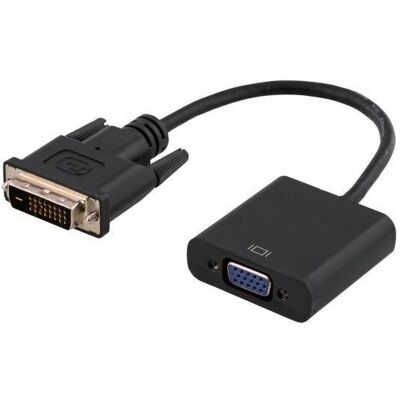 C2G Full HD 1080P DVI-D to VGA adapter / video cable converter RF-DVID-VGA (4752219011815) (0.23 m), Videokabel, Schwarz C2G Full HD 1080P DVI-D to VGA adapter / video cable converter RF-DVID-VGA (4752219011815) (0.23 m), Videokabel, Schwarz