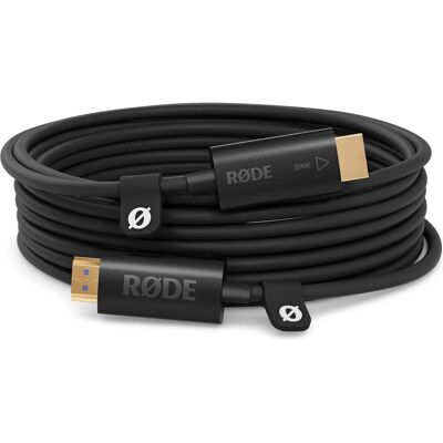 RØDE 10m - 2.1 HDMI Cable (Dia 5mm) - Black (10 m), Videokabel, Schwarz RØDE 10m - 2.1 HDMI Cable (Dia 5mm) - Black (10 m), Videokabel, Schwarz