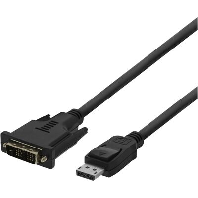 Deltaco Modell 00110010 DisplayPort - DVI Adapter - 3m - Schwarz - Videokabel Deltaco Modell 00110010 DisplayPort - DVI Adapter - 3m - Schwarz - Videokabel