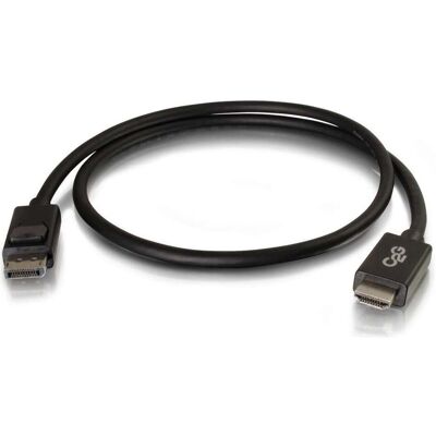 C2G 0,9 m DisplayPort™-Stecker auf HDMI-Stecker-Adapterkabel – Schwarz (0.91 m), Videokabel, Schwarz C2G 0,9 m DisplayPort™-Stecker auf HDMI-Stecker-Adapterkabel – Schwarz (0.91 m), Videokabel, Schwarz