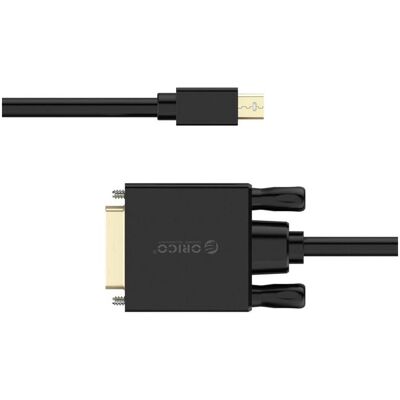 Orico Kabel Kabel XD-MDTD Mini DisplayPort do DVI Full HD 60 Hz 3 m - czarny (3 m), Videokabel, Schwarz Orico Kabel Kabel XD-MDTD Mini DisplayPort do DVI Full HD 60 Hz 3 m - czarny (3 m), Videokabel, Schwarz