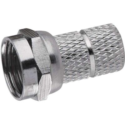Emos Konnektor F-Stecker für Koaxialkabel CB113, 10 Stk. (Stecker und Verbinder), Antennenkabel Emos Konnektor F-Stecker für Koaxialkabel CB113, 10 Stk. (Stecker und Verbinder), Antennenkabel