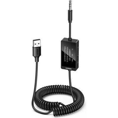 Ugreen Audio Receiver & Transmitter (Sender & Empfänger), Bluetooth Audio Adapter, Schwarz Ugreen Audio Receiver & Transmitter (Sender & Empfänger), Bluetooth Audio Adapter, Schwarz