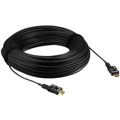 Aten VE7834A True 4K HDMI Opt. Kabel 60m - Kabel - Digital/Display/Video (60 m), Videokabel, Schwarz Aten VE7834A True 4K HDMI Opt. Kabel 60m - Kabel - Digital/Display/Video (60 m), Videokabel, Schwarz