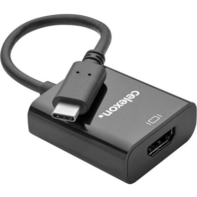 Celexon USB-C auf HDMI M/F Adapter, schwarz (USB-A, 10 cm), Data + Video Adapter, Schwarz Celexon USB-C auf HDMI M/F Adapter, schwarz (USB-A, 10 cm), Data + Video Adapter, Schwarz