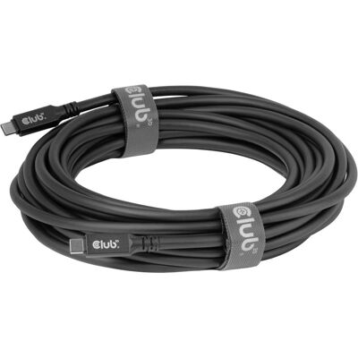 Club 3D Club3D Kabel USB 4 Typ C PD 100W / 8K / 20Gbps 9m St/St retail (9 m, USB 4, 100 W), USB Kabel Club 3D Club3D Kabel USB 4 Typ C PD 100W / 8K / 20Gbps 9m St/St retail (9 m, USB 4, 100 W), USB Kabel