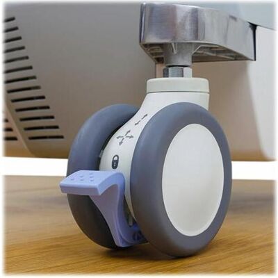 Ergotron SV 3-Function - Feststellbare Rollen für Wagen, TV Zubehör, Grau Ergotron SV 3-Function - Feststellbare Rollen für Wagen, TV Zubehör, Grau