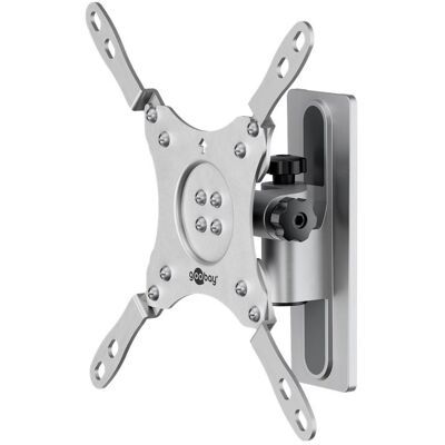 Goobay TV-Wandhalterung Caravan TILT M, Silber (Wand, 15 kg, 13" - 43"), TV Wandhalterung, Silber Goobay TV-Wandhalterung Caravan TILT M, Silber (Wand, 15 kg, 13" - 43"), TV Wandhalterung, Silber