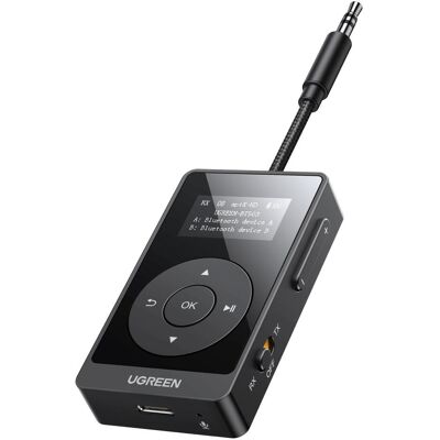 Ugreen Bluetooth Audio Adapter (Sender & Empfänger), Bluetooth Audio Adapter, Schwarz Ugreen Bluetooth Audio Adapter (Sender & Empfänger), Bluetooth Audio Adapter, Schwarz