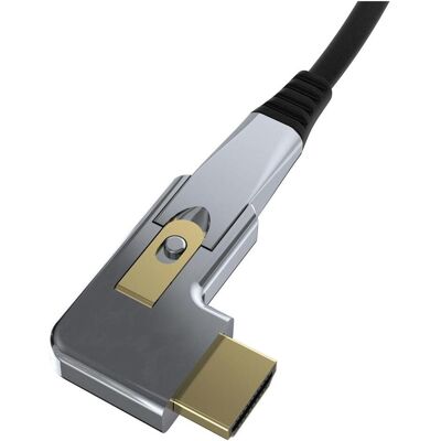 Kindermann HDMI A/D Adapter AOC, links (HDMI), Data + Video Adapter, Schwarz Kindermann HDMI A/D Adapter AOC, links (HDMI), Data + Video Adapter, Schwarz