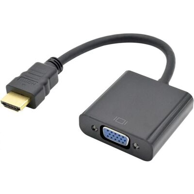 IBM HDMI M-F-VGA-Adapter 15 cm. (AKXVAHMVGAF15) (VGA, 15 cm), Data + Video Adapter, Schwarz IBM HDMI M-F-VGA-Adapter 15 cm. (AKXVAHMVGAF15) (VGA, 15 cm), Data + Video Adapter, Schwarz