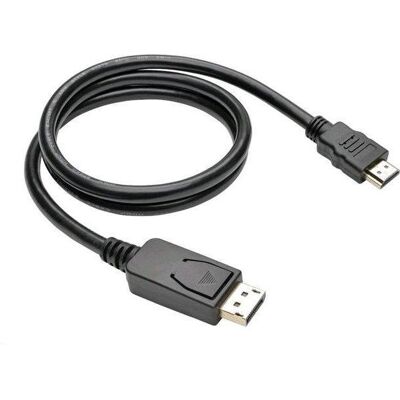 C-Tech Kabel DisplayPort/HDMI,, Äerný (1 m), Videokabel, Schwarz C-Tech Kabel DisplayPort/HDMI,, Äerný (1 m), Videokabel, Schwarz
