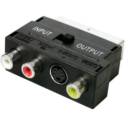 EDM Euro connector adapter 3rca female+svhs, Audio Adapter EDM Euro connector adapter 3rca female+svhs, Audio Adapter