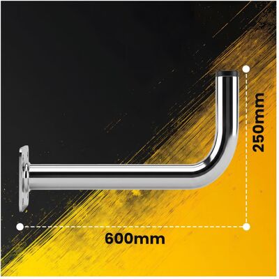 Extralink L600 Balcony Handle Mount With U-Bolts M8 (Wandhalterung), Zubehör Netzwerk Extralink L600 Balcony Handle Mount With U-Bolts M8 (Wandhalterung), Zubehör Netzwerk