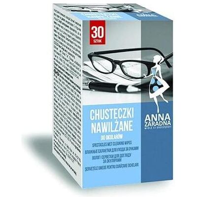Anna Zaradna ST-AZ-030507 Cleaning Wipes for Glasses/Displays/Screens White 12 x 14 cm, Kamerareinigung, Weiss Anna Zaradna ST-AZ-030507 Cleaning Wipes for Glasses/Displays/Screens White 12 x 14 cm, Kamerareinigung, Weiss