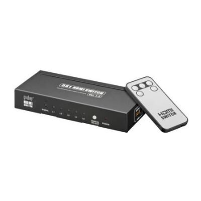 Berrybase goobay HDMI Umschaltbox mit Fernbedienung 5x1, Switch Box Berrybase goobay HDMI Umschaltbox mit Fernbedienung 5x1, Switch Box