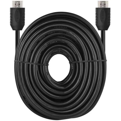 Emos High Speed HDMI Kabel 2.0 A Stecker – A Stecker 10m (10 m), Videokabel, Schwarz Emos High Speed HDMI Kabel 2.0 A Stecker – A Stecker 10m (10 m), Videokabel, Schwarz