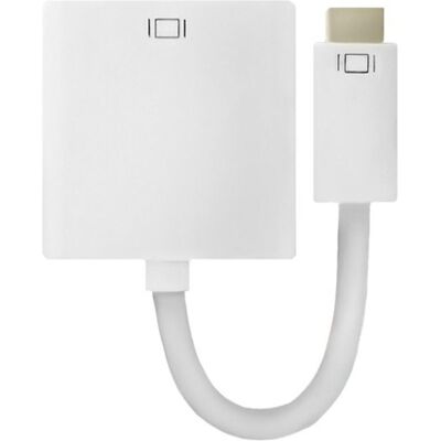 Qoltec 50517 (DVI), Video Adapter, Weiss Qoltec 50517 (DVI), Video Adapter, Weiss