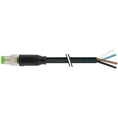 Murr Elektronik Kabel: für Sensoren/Automaten PIN: 4 M8 männlich gerade 5m, Elektronikkabel + Stecker, Schwarz Murr Elektronik Kabel: für Sensoren/Automaten PIN: 4 M8 männlich gerade 5m, Elektronikkabel + Stecker, Schwarz