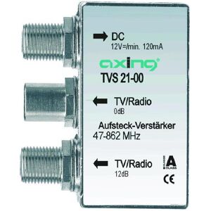 Axing Verteilverstärker TVS 21-00 CATV-tauglich 2-fach, TV Receiver Zubehör Axing Verteilverstärker TVS 21-00 CATV-tauglich 2-fach, TV Receiver Zubehör