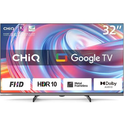 CHiQ L32FM9V 32" 80cm 16:9 FHD LED Google TV bk (32", LCD, LED, QLED, Full HD), TV, Schwarz CHiQ L32FM9V 32" 80cm 16:9 FHD LED Google TV bk (32", LCD, LED, QLED, Full HD), TV, Schwarz