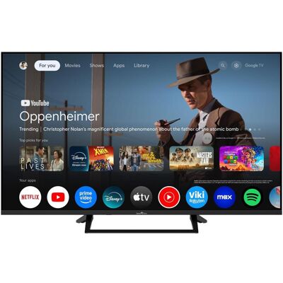 Smart Tech 43" Google TV QLED (43QG06V) (43", QLED, 4K), TV, Schwarz Smart Tech 43" Google TV QLED (43QG06V) (43", QLED, 4K), TV, Schwarz