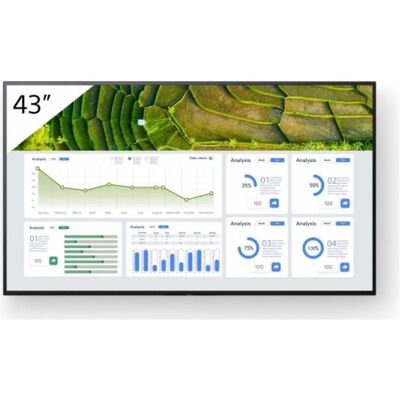 Sony Pro Bravia (3840 x 2160 Pixel, 43"), Digital Signage, Schwarz Sony Pro Bravia (3840 x 2160 Pixel, 43"), Digital Signage, Schwarz