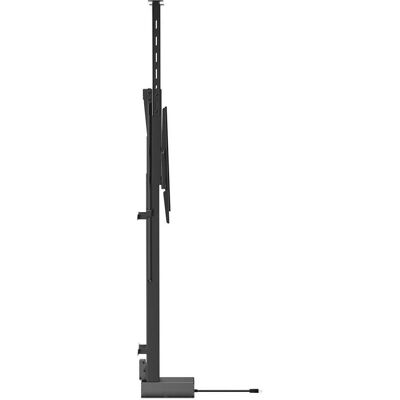 Maclean Supporto TV Elettrico per Soffitto e Pavimento (60 kg, 43" - 88"), TV Ständer, Schwarz Maclean Supporto TV Elettrico per Soffitto e Pavimento (60 kg, 43" - 88"), TV Ständer, Schwarz