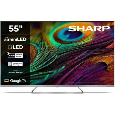 Sharp 55JP7265E (55", Mini-LED, 4K, 2025), TV, Schwarz, Silber Sharp 55JP7265E (55", Mini-LED, 4K, 2025), TV, Schwarz, Silber