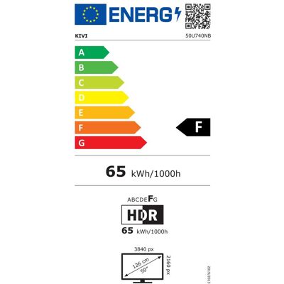 Kivi 50U740NB (50", LED, UHD), TV, Schwarz Kivi 50U740NB (50", LED, UHD), TV, Schwarz