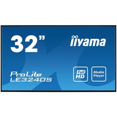 IIYAMA Laikiklis ProLite LE3240S-B3 - 32" Diagonal Class (1920 x 1080 Pixel, 31.50"), Digital Signage, Schwarz IIYAMA Laikiklis ProLite LE3240S-B3 - 32" Diagonal Class (1920 x 1080 Pixel, 31.50"), Digital Signage, Schwarz