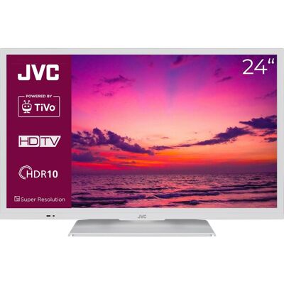 JVC LT-24VH5455W Smart TV - 24 Zoll, TiVo, HD-Ready, HDR, Dreibach Tuner JVC LT-24VH5455W Smart TV - 24 Zoll, TiVo, HD-Ready, HDR, Dreibach Tuner