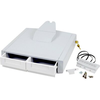 Ergotron StyleView SV43 Series Primary Double - Montagekomponente (2 Schubladen Modul), TV Zubehör, Grau Ergotron StyleView SV43 Series Primary Double - Montagekomponente (2 Schubladen Modul), TV Zubehör, Grau