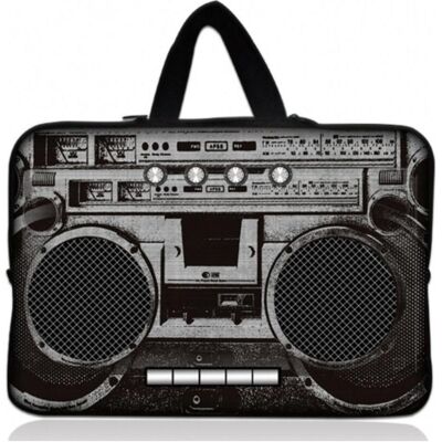 Screenguard Neoprene MacBook Sleeve 13" Ghetto Blaster Design (Apple), Notebooktasche, Schwarz Screenguard Neoprene MacBook Sleeve 13" Ghetto Blaster Design (Apple), Notebooktasche, Schwarz