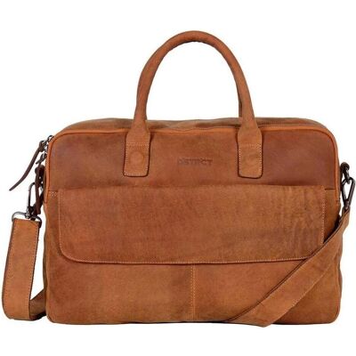 DSTRCT Wall Street Business Laptop Bag 17 " Cognac (17.30", Apple), Notebooktasche, Braun DSTRCT Wall Street Business Laptop Bag 17 " Cognac (17.30", Apple), Notebooktasche, Braun