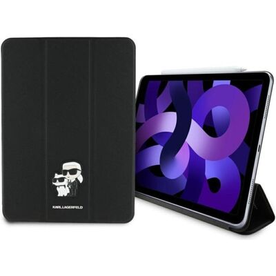 Karl Lagerfeld Saffiano Magnetic Karl & Choupette iPad Air 11 2024 Book Cover Case - Black (Apple iPad Air 11 2024, Apple iPad Air 11 2025, Apple iPad Air 11 2026), Tablet Hülle, Schwarz Karl Lagerfeld Saffiano Magnetic Karl & Choupette iPad Air 11 2024 Book Cover Case - Black (Apple iPad Air 11 2024, Apple iPad Air 11 2025, Apple iPad Air 11 2026), Tablet Hülle, Schwarz