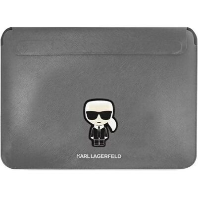 Karl Lagerfeld Sleeve KLCS16PISFG 16 quot silver (16", Apple, Microsoft), Notebooktasche, Silber Karl Lagerfeld Sleeve KLCS16PISFG 16 quot silver (16", Apple, Microsoft), Notebooktasche, Silber